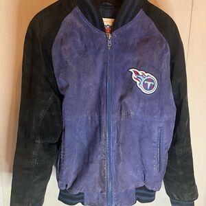 Tennessee Titans Varsity Jacket - Medium- size is probably closer to a large